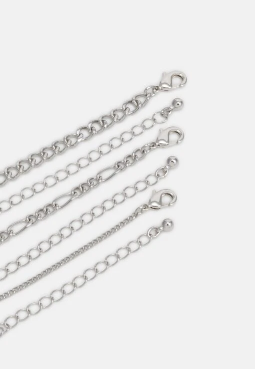 Pier One Unisex 3 Pack - Ketting - Silver-Coloured -Pier One 0fa10f239e894c4ea369d654466677a1 scaled