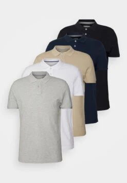 Pier One 5 Pack - Poloshirt - Black/Blue/Beige 16 Pier One 5 Pack - Poloshirt - Black/Blue/Beige -Pier One 1508a6a79962429e9c36e47aa305965a