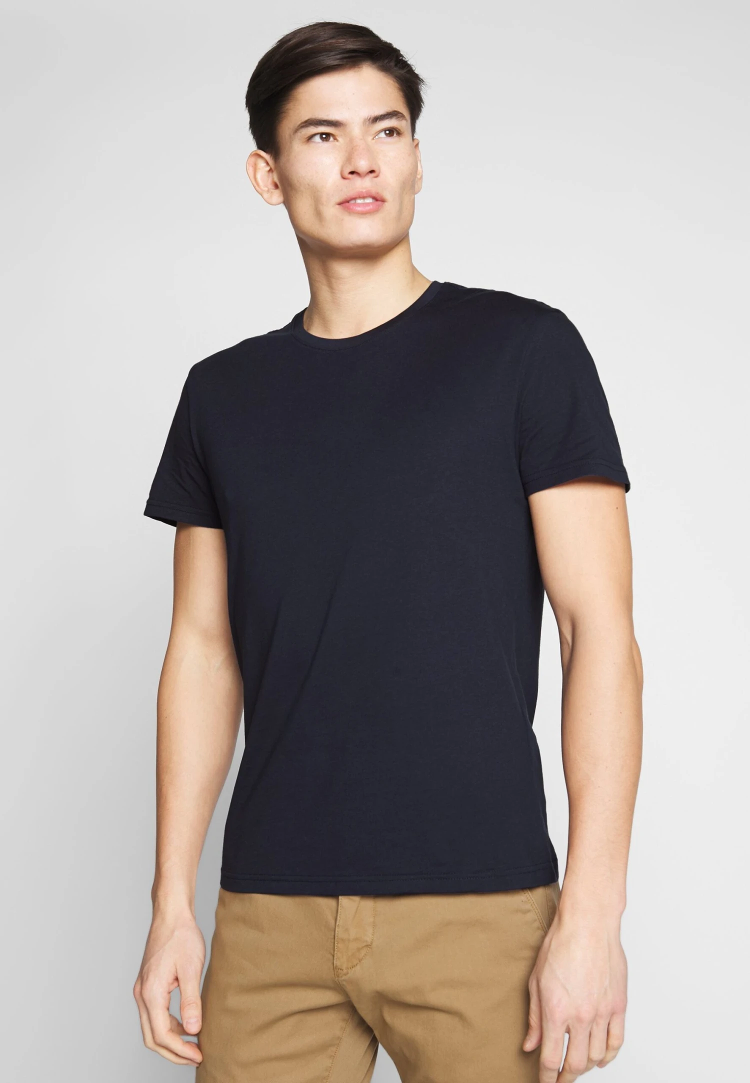 Pier One 2 Pack - T-Shirt Basic - White/Dark Blue 5 Pier One 2 Pack - T-Shirt Basic - White/Dark Blue - Afbeelding 3