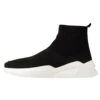 Pier One Sneakers Hoog - Black/White -Pier One 4342a0b5233f410490c9a01fd2bd348f