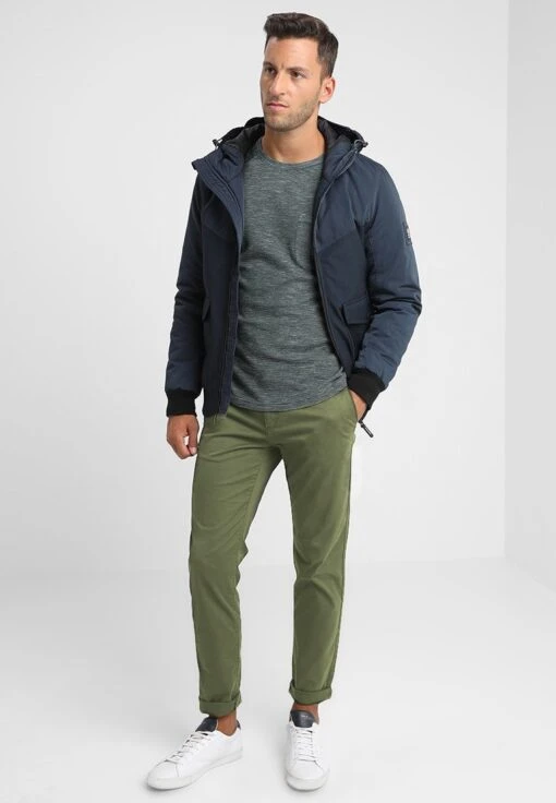 Pier One Chino - Dark Green -Pier One 463f702f2ed3482db03c4046bdc1b5b4