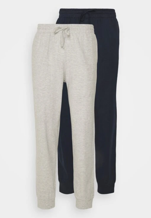 Pier One 2 Pack - Pyjamabroek - Dark Blue/Mottled Light Grey -Pier One a09bfd20bcd84e39aeecebf2df10c7b2 scaled