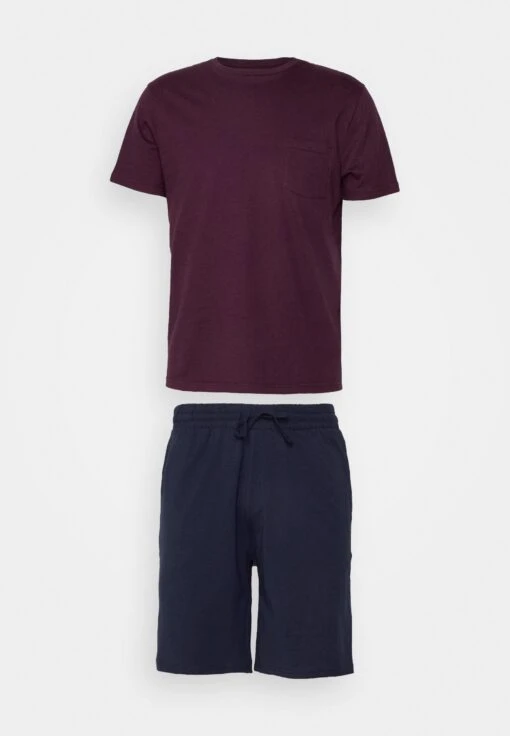 Pier One Pyjama - Dark Blue/Bordeaux -Pier One b2f14588a60742cf921b03381d5dcec9 scaled