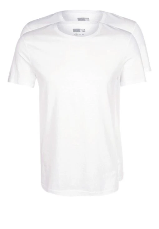 Pier One 2 Pack - T-Shirt Basic - White -Pier One bd520a52823847518e4ad16a0fdcea42