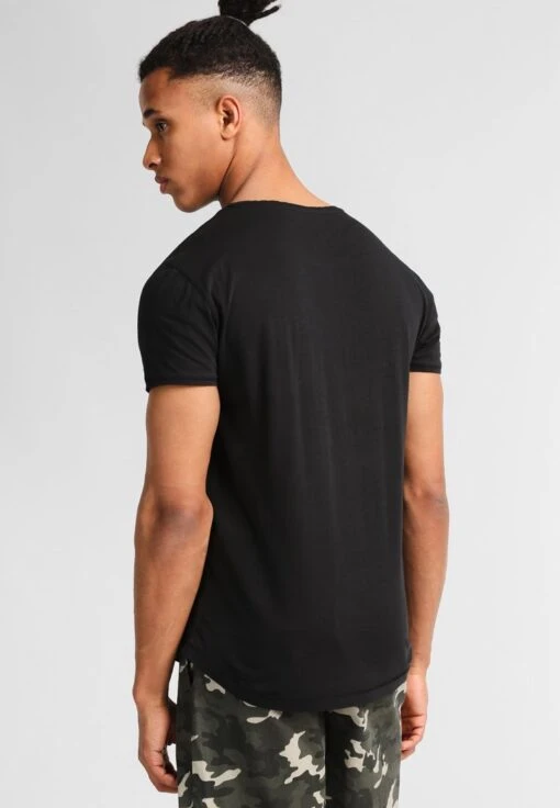 Pier One Garment Tee - T-Shirt Basic - Black -Pier One d6602250572043e18ca408482080235f