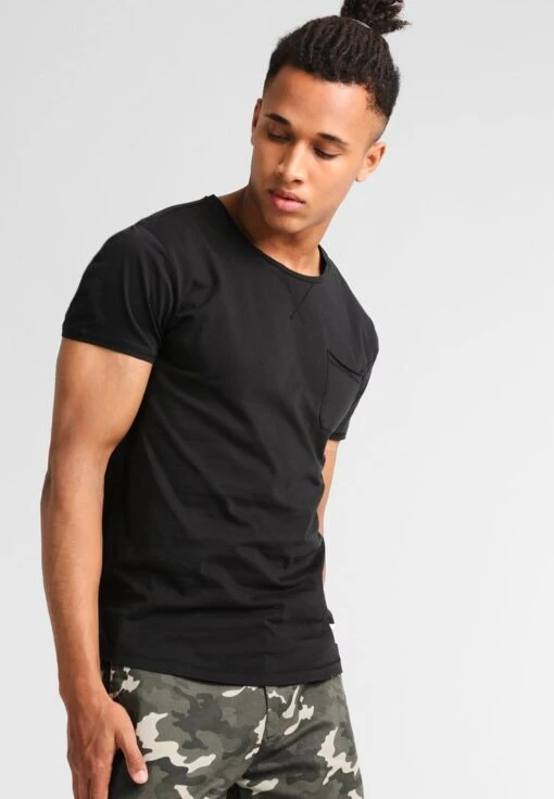 Pier One Garment Tee - T-Shirt Basic - Black -Pier One eede03d175374e96a2f05a4bb9f1c65f
